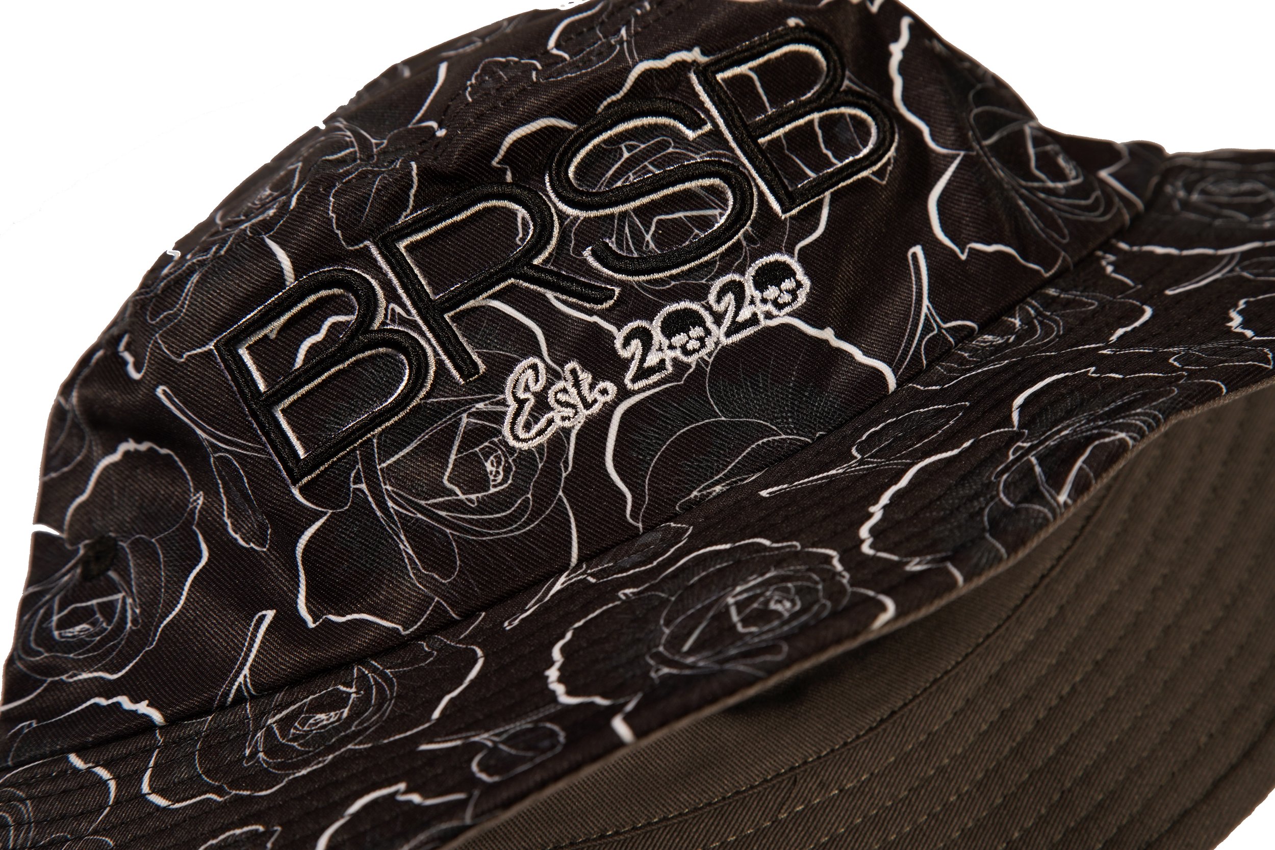 Roses Reversible Bucket Hat — Black Rose Sk8boards